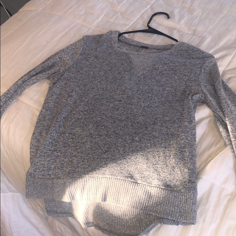 blue sweater
